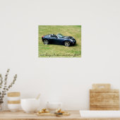 2007 Deep Blue Pontiac Solstice GXP Afbeelding Poster (Keuken)