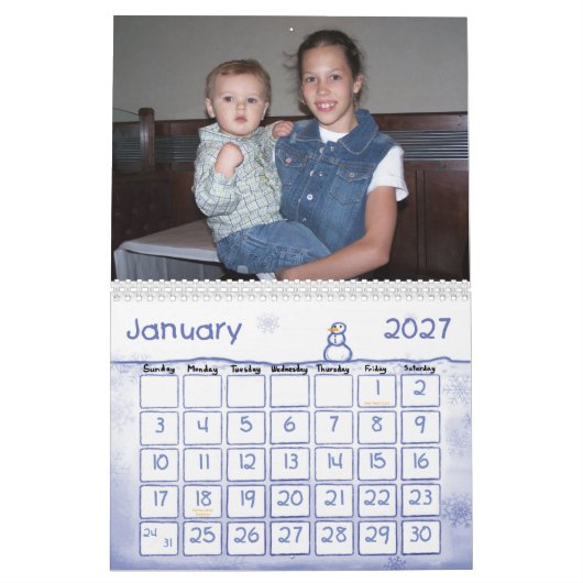 2007 Frankum Family Calendar Kalender (Jan 2027)
