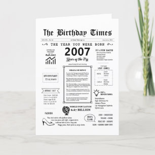 2007 Het jaar waarin je geboren werd op de Kaart v