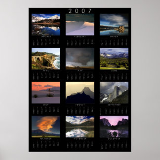 2007 Landschap Fotografie Agenda Poster