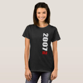 2007 Limited Edition Achttiende verjaardag T-shirt (Voorkant volledig)
