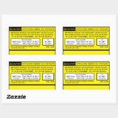 2007 Tacoma A / C airconditioning sticker (Vel)