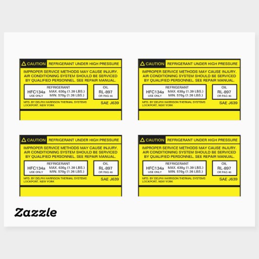 2007 Tacoma A / C airconditioning sticker (Vel)