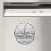 2007 Utah State Quarter magneet (Insitu (Vaatwasser))