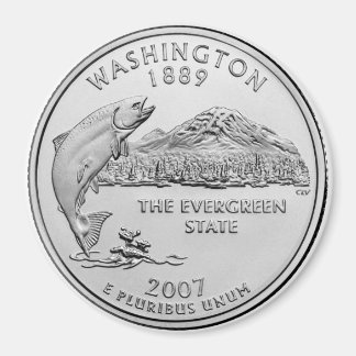 2007 Washington State Quarter Magneet