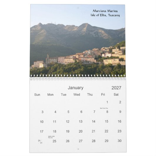 2007Afbeeldingen uit ToscaneHighland Ridg... Kalender (Jan 2027)