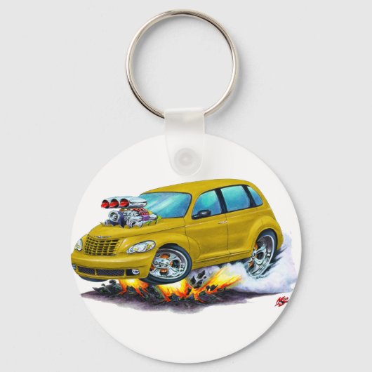 2008-10 PT Cruiser Gold Car Sleutelhanger (Voorkant)