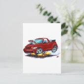 2008-10 PT Cruiser Maron Convertible Briefkaart (Staand voorkant)