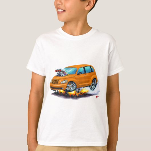 2008-10 PT Cruiser Oranje auto T-shirt (Voorkant)