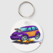 2008-10 PT Cruiser Paarse Woodie Sleutelhanger (Voorkant)