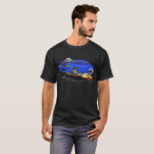 2008-2010 Challenger Blue Car T-shirt (Voorkant volledig)