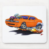 2008-2010 Challenger Oranje car Muismat (Voorkant)