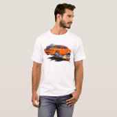 2008-2010 Challenger Oranje car T-shirt (Voorkant volledig)