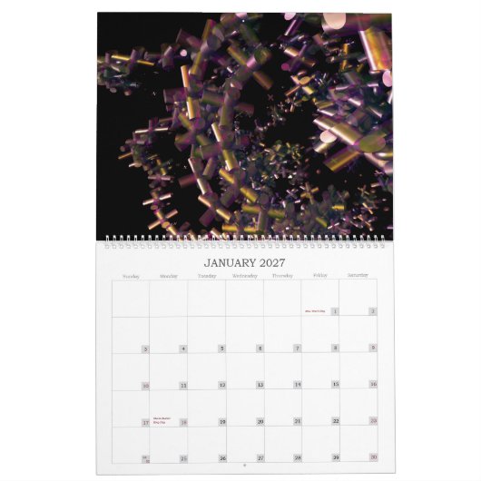 2008 Agenda renderen Kalender (Jan 2027)