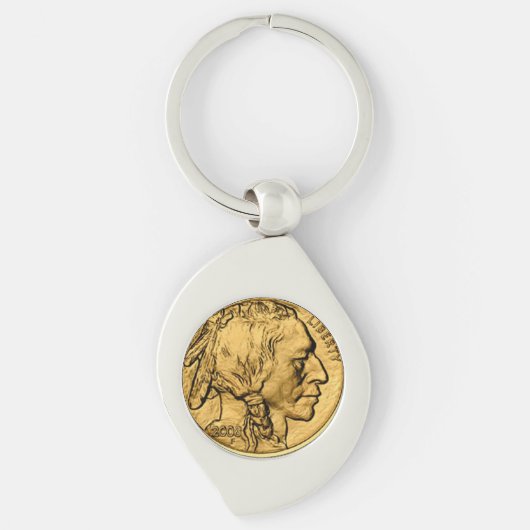 2008 Amer Buffalo Gold Bullion Coin Metal Sleutelh Sleutelhanger (Voorkant)