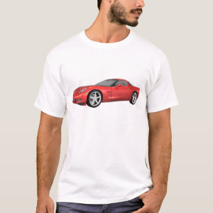 2008 Corvette: Sportauto: Rode afwerking: T-shirt