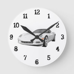 2008 Corvette:Wandsluiting Ronde Klok