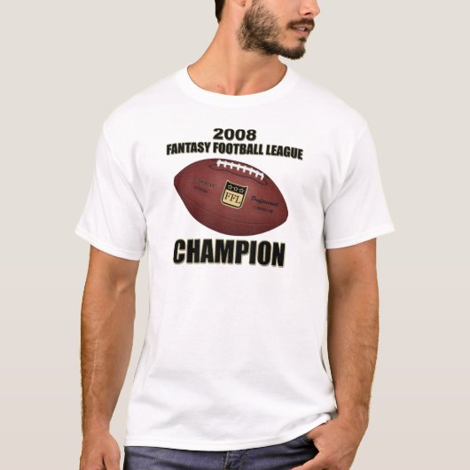 2008 Fantasy Football Champion Shop T-shirt (Voorkant)