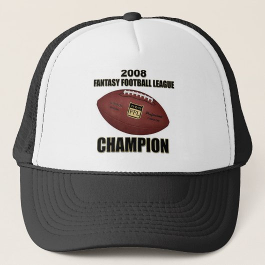 2008 Fantasy Football Champion Shop Trucker Pet (Voorkant)