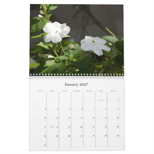 2008 Flowers Photo Calendar Kalender (Jan 2027)