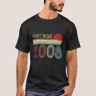2008 Funny 14 jaar oude 14e verjaardag jongens T-shirt