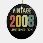 2008 Limited Edition 14th Birthday Mannen Keramisch Ornament (Links)