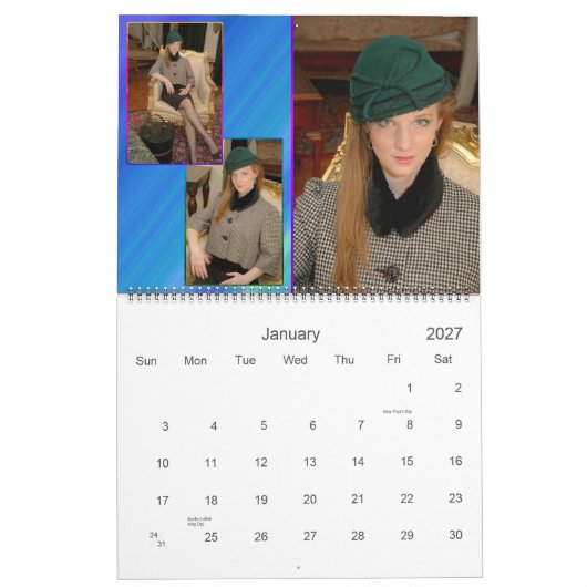 2008 Meisjes van Swing Calendar Kalender (Jan 2027)