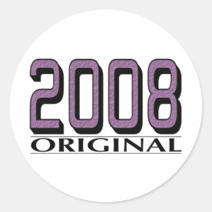 2008 Origineel Ronde Sticker