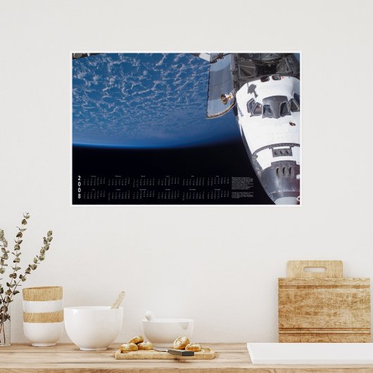 2008 Space Shuttle Calendar Poster (Keuken)