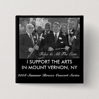 2008 Summer Breeze Concert Series Vierkante Button 5,1 Cm
