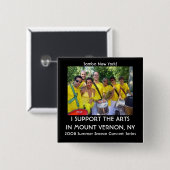 2008 Summer Breeze Concert Series Vierkante Button 5,1 Cm (Voorkant /achterkant)