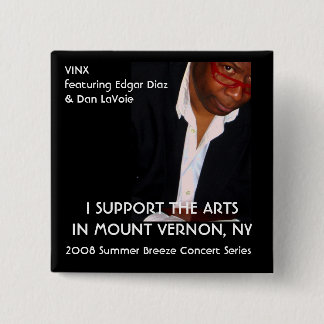 2008 Summer Breeze Concert Series Vierkante Button 5,1 Cm