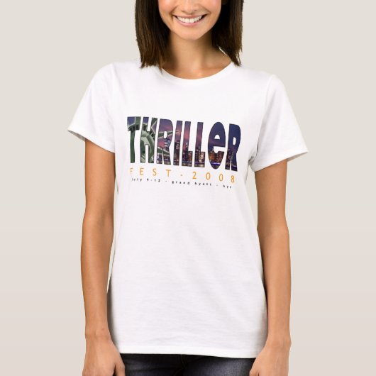 2008 Thrillerfest Women's T-Shirt (Voorkant)
