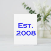 2008 vastgesteld briefkaart (Staand voorkant)