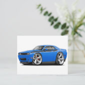 2009-11 Challenger RT5 Blue-Black Car Briefkaart (Staand voorkant)