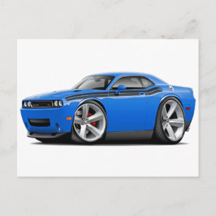2009-11 Challenger RT5 Blue-Black Car Briefkaart
