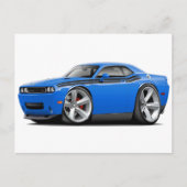 2009-11 Challenger RT5 Blue-Black Car Briefkaart (Voorkant)