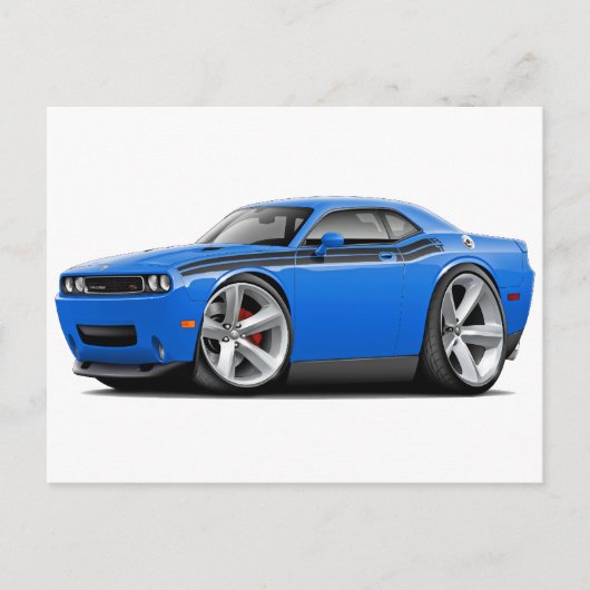 2009-11 Challenger RT5 Blue-Black Car Briefkaart (Voorkant)