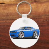 2009-11 Challenger RT5 Blue-White Car Sleutelhanger (Voorkant)