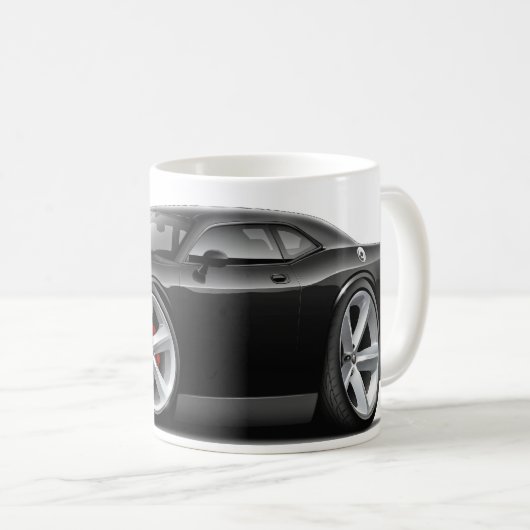 2009-11 Challenger RT Black Car. Koffiemok (Voorkant rechts)