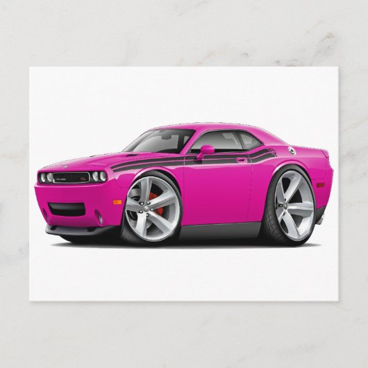 2009-11 Challenger RT Fuschia-Black Briefkaart (Voorkant)