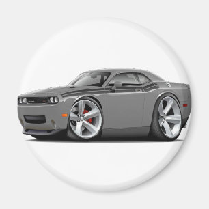 2009-11 Challenger RT Grey-Black Car Magneet