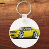2009-11 Challenger RT Yellow-Black Car Sleutelhanger (Voorkant)
