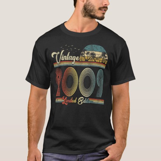  2009 14e verjaardag 14 jaar oud t-shirt (Voorkant)