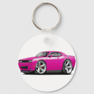 2009-2011 Challenger RT Fuschia-White Sleutelhanger