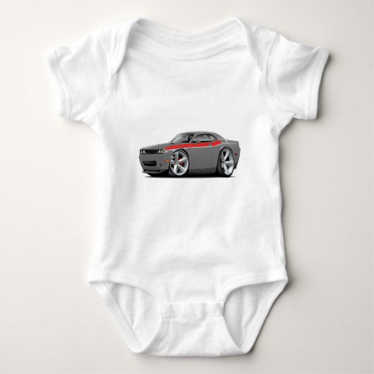 2009-2011 Challenger RT Grey-Red Car Romper (Voorkant)