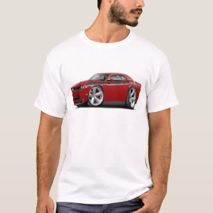2009-2011 Challenger RT Maroon-Black T-shirt