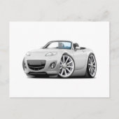 2009-2013 Miata White car Briefkaart (Voorkant)