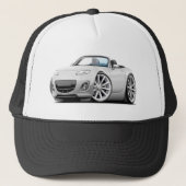2009-2013 Miata White car Trucker Pet (Voorkant)