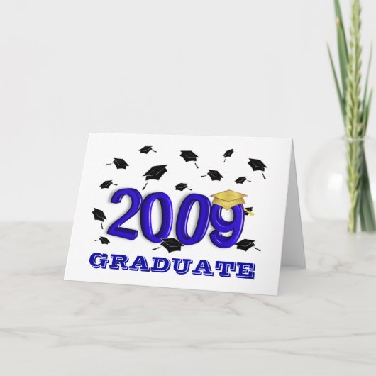 2009 Afstuderen Aankondiging Paper Kaart (Voorkant)